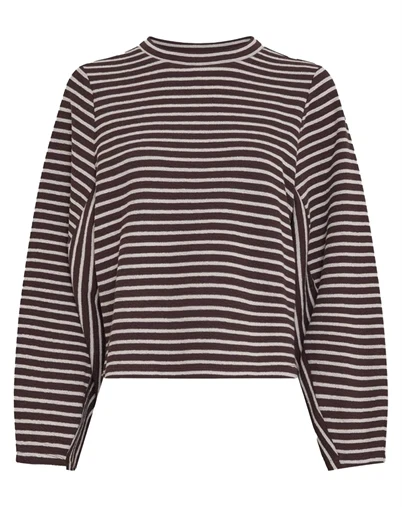 MSCH Copenhagen - MSCHSofia Sweatshirt - Molé/lOatmeal